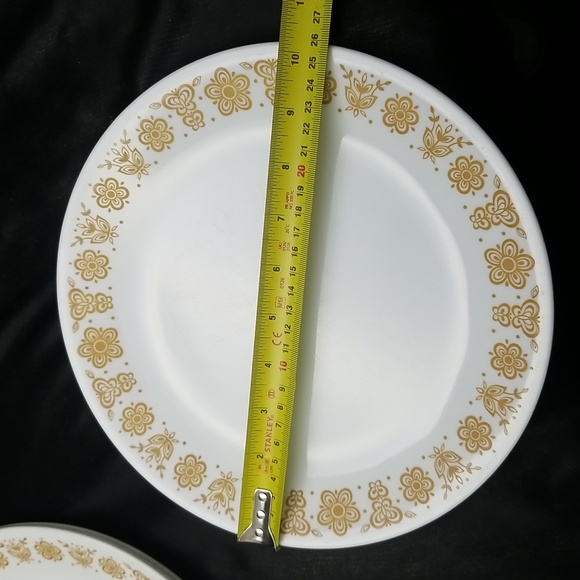Corelle Butterfly Gold Dinner Plates - Picture 5 of 11